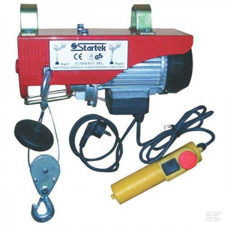 ونش كهربائى حمولة 800 كيلو واير ايطالى Startec