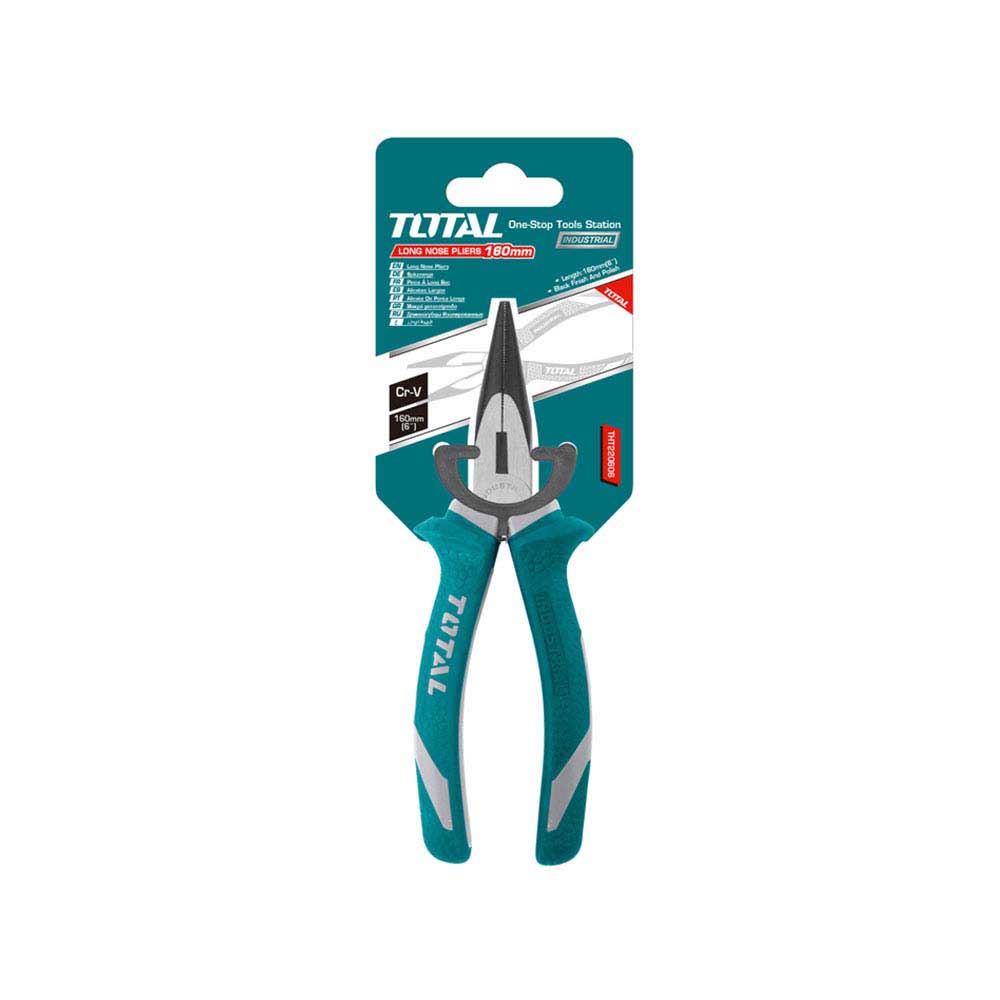 Insulating long nose pliers 6"