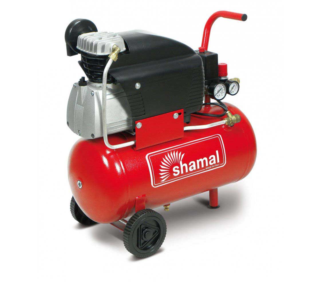 Shamal-Kompressor, 25-Liter-Riemen, 2 PS, italienisch
