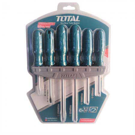 طقم مفك 6 قطع بيد كاوتش بروفيشنال