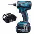 Drill driver for connecting Makita battery DTD146RFE