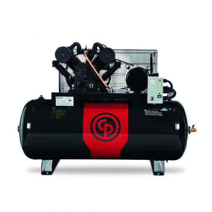 Kompressor, 500 Liter, belgischer Riemen, 7,5 PS, Chicago Pneumatic