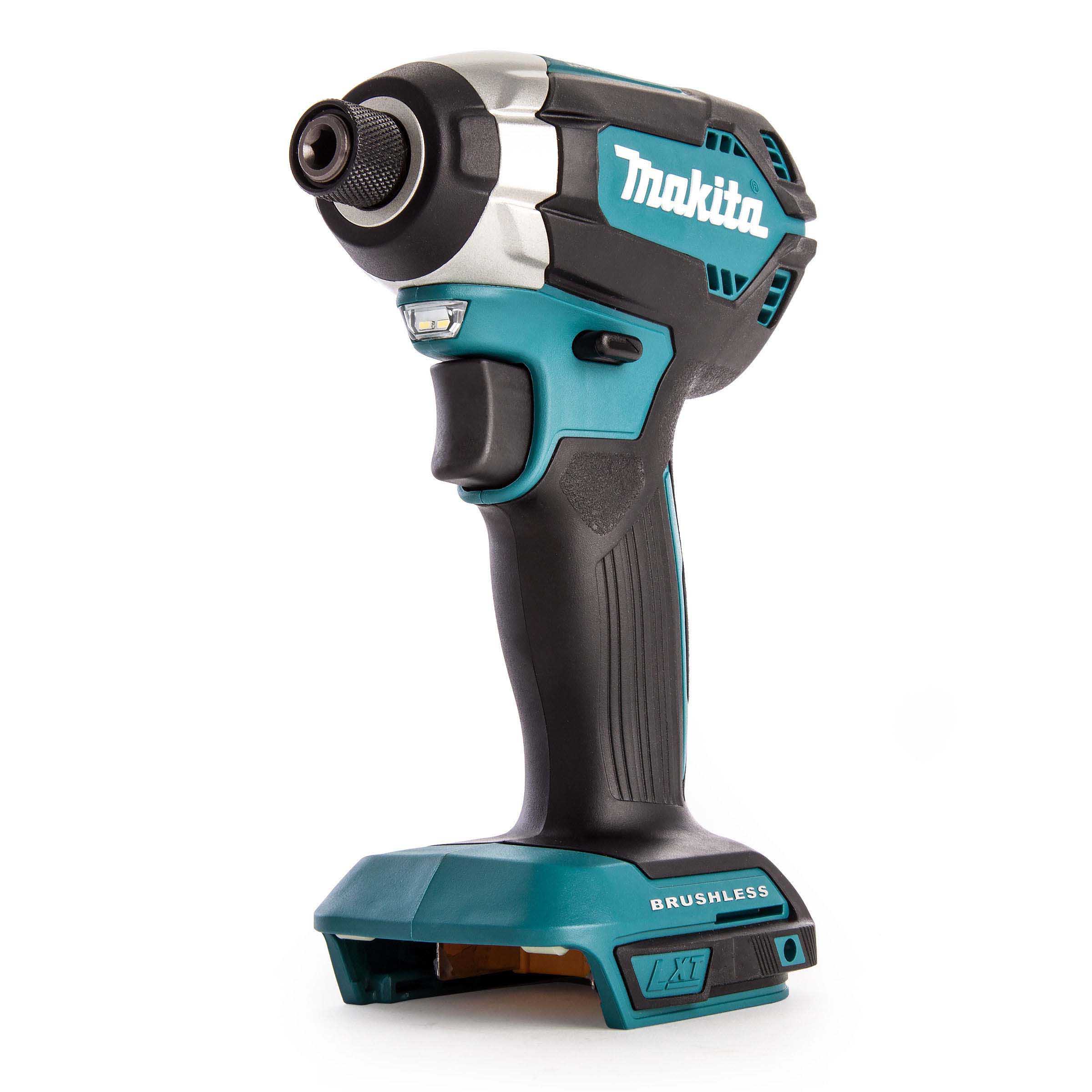 Drill driver connects Makita to DTD153Z battery