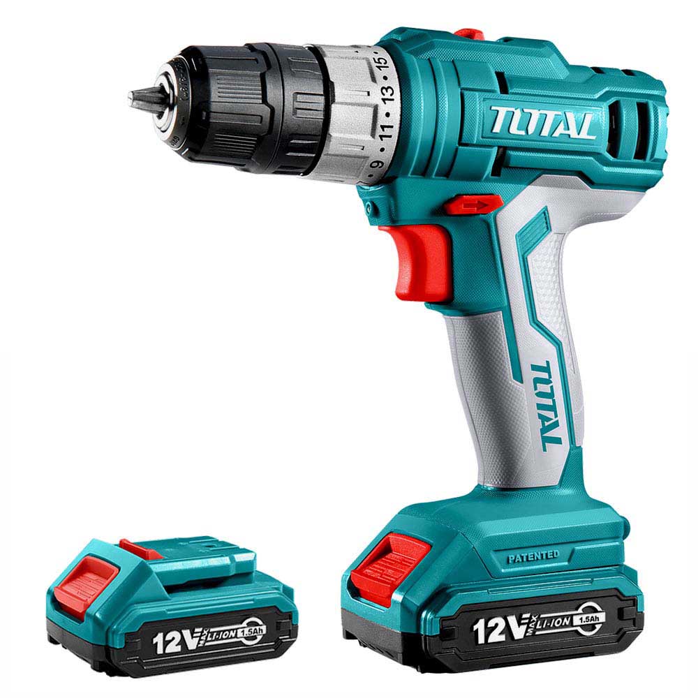 Drill driver for disassembling and connecting 12 volts + extra battery