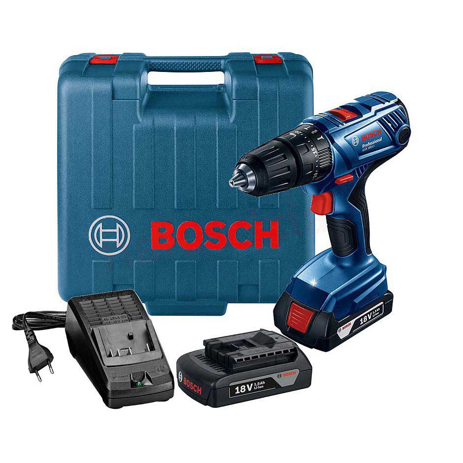 Schniordakq, dismantling and connecting the 18-volt battery Bosch GSB 180-LI