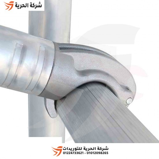 Aluminum scaffolding pipes, height 4.40 meters, weight 177 kg, Turkish GAGSAN