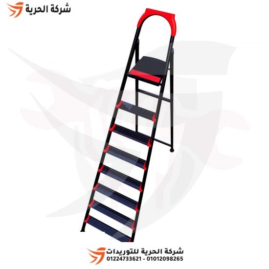 Double ladder with standing platform 2.08 m 7 step EUROSTEP