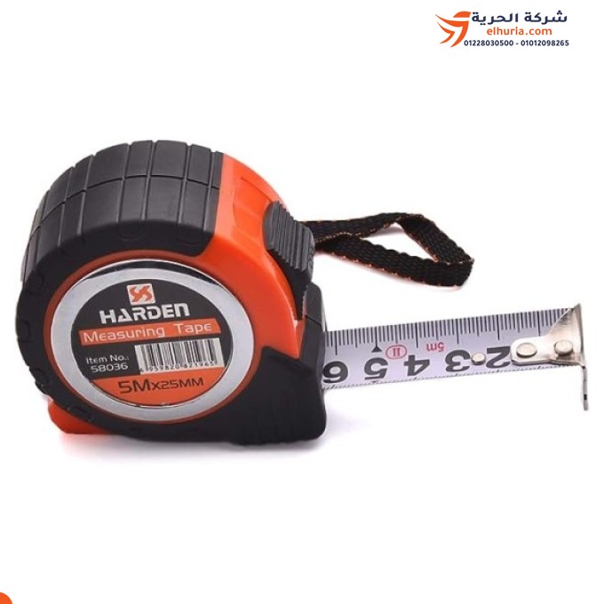 Meter measuring 5 * 25 mm, HARDEN rubber