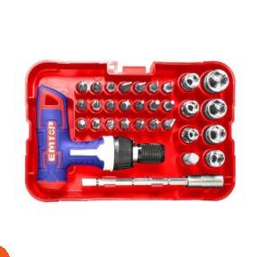 طقم يد سيستم T علبة بلاستيك 31 قطعة صيني ماركة EMTOP
