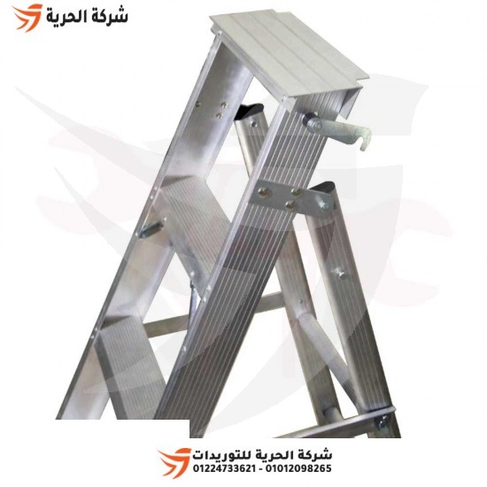 Double ladder, 1.80 meter wide staircase, 6 steps, PENGUIN UAE