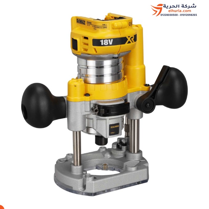 راوتر ديوالت 6-8 مم بدون بطارية 18 فولت موديل DEWALT DCW604NT-X