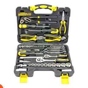 شنطة عدة + طقم لقم 65 قطعة WMC TOOLS – الحل المثالي للهواة والمحترفين لأعمال الإصلاح في المنزل والورشة