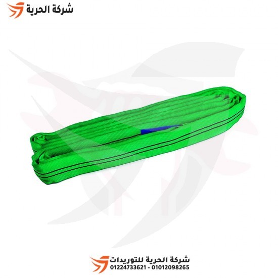 Yuvarlak yükleme teli, 2 inç, uzunluk 2 metre, yük 2 ton, yeşil Emirlik DELTAPLUS