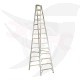 Double ladder, 3.50 m wide staircase, 14 steps, PENGUIN UAE