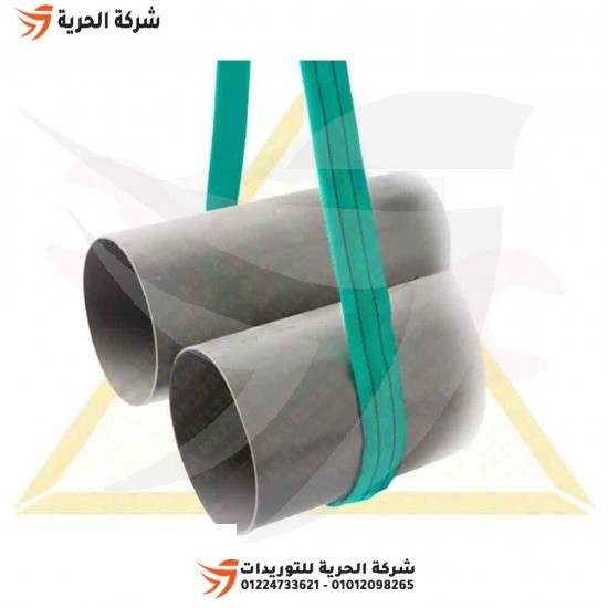 Fil de chargement rond, 2 pouces, longueur 4 mètres, charge 2 tonnes, vert Emirati DELTAPLUS