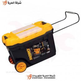 شنطة عدة بلاستيك بعجل 28 بوصة MANO تركي TK-28