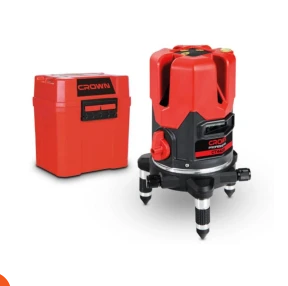 ميزان ليزر أخضر 3 خط 30 متر بالحامل ماركة CROWN