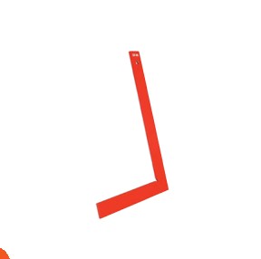 زاوية قائمة نجارى صلب مقاس 8بوصه هندي ماركة GUNR