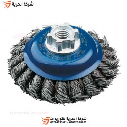 فرشة طبق مجدولة إستانلس 100 مم سن 14 أسباني JAZ موديل HSK0100QM14