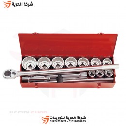 طقم لقم رباط 1 بوصة 14 قطعة مشرشر بالملي KINGTONY تايواني