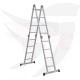 Three-position ladder, single or double, or scaffolding, 4.70 meters, 16 steps, Turkish GAGSAN