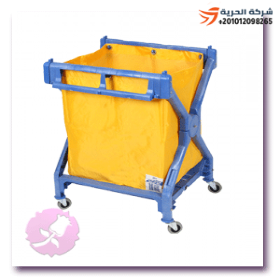 Imported plastic trolley for collecting laundry
