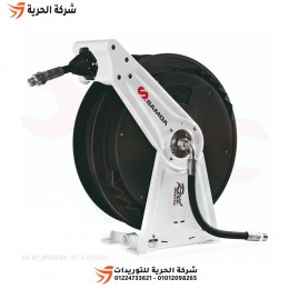 Oil hose reel, 1/2 inch, 15 meters, with Spanish SAMOA hose