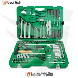طقم عدة ميكانيكا + لقم مسدس 150 قطعة TOPTUL موديل GCAI150R