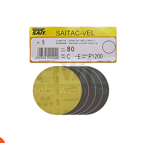 قرص صنفرة لزق خشانة   مقاس 6 بوصه  120 مم تايواني ماركة   EURUFA