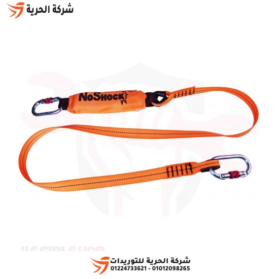 Safety tape 1 inch wide, 1.5 meters long + shock receiver + 2 UAE DELTAPLUS hooks