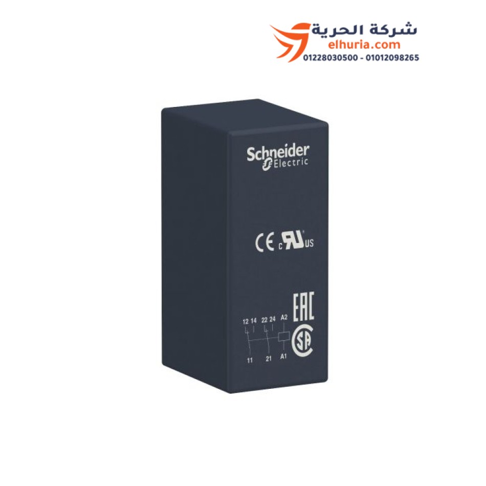 Schneider Electric Relay 8 leg without base 8A 24VAC