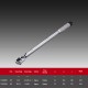 Tork anahtarı ⅜" 20 - 110 N M7 - Uzunluk 370 mm - Ağırlık 0,83 kg - Hassasiyet %±4