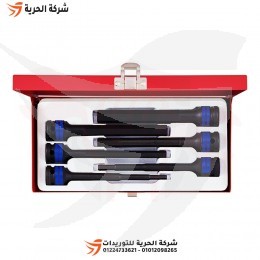 طقم لقم آلن كي تصادمية مسدس طويل 1/2 بوصة 6 قطع KINGTONY تايواني