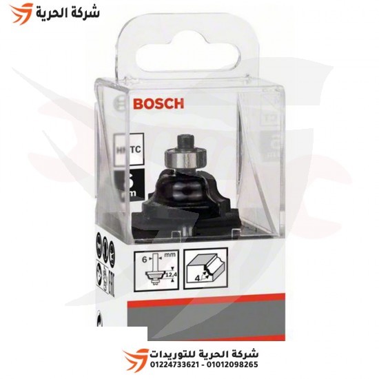 Roman Auger Router Socket, Double Grooves, Diameter 6 mm, Length 28.6 x 54 mm BOSCH