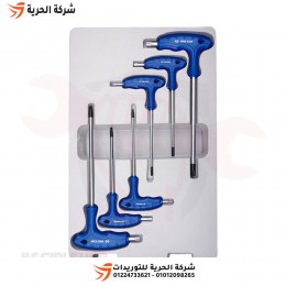 طقم مفاتيح آلن كي يد L نجمة مجوف 6 قطع KINGTONY تايواني