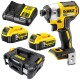 Punta avvitatore a percussione Dewalt 1/4 pollici, batteria 18 volt 5 amp 205 Newton, modello DEWALT DCF887P2