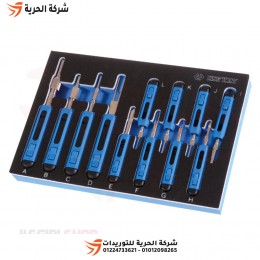 طقم إزالة الترامل الخاصة بالسيارات 11 قطعة خاص بالترولي KINGTONY تايواني