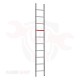 Single link ladder, height 2.97 meters, 10 steps, Turkish GAGSAN