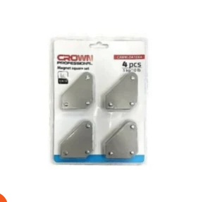 طقم زاوية لحام مغناطييس 4 قطعة ماركة CROWN