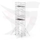 Tuyaux d'échafaudage en aluminium, hauteur 8,00 mètres, poids 302 kilogrammes, GAGSAN turc