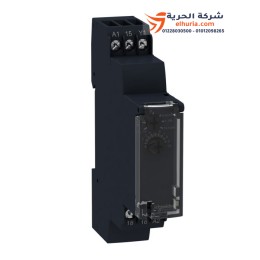 شنايدر اليكتريك تايمر إلكترونى 0.1ث....100 ساعة بواحد خارج ريلاى (ON Delay) 24V DC/24~240V AC