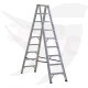 Double ladder, 2.25 meters wide staircase, 9 steps, Turkish GAGSAN