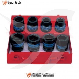 طقم لقم رباط تصادمية 1 بوصة 8 قطع بالملي KINGTONY تايواني