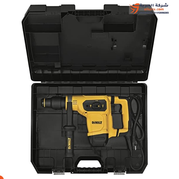 شاكوش ديوالت تكسير وتخريم 1050 وات 40 مم موديل DEWALT D25481K-B5 SDS-MAX: الأداة المثالية لمشاريع البناء