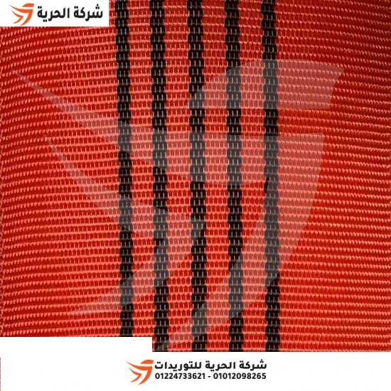 Fil de chargement rond, 10 pouces, longueur 20 mètres, charge 10 tonnes, rouge DELTAPLUS Emirati