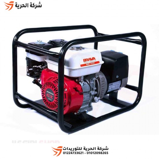 Benzin-Generator 2,6 KW 4100 Watt BRAVA Modell NAC 3100M