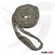 Round load wire, 4 inches, length 8 meters, load 4 tons, gray Emirati DELTAPLUS