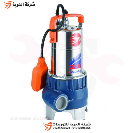 Submersible water and sediment pump 0.85 HP 40 mm PEDROLLO model ZXm 1A/40 Italian
