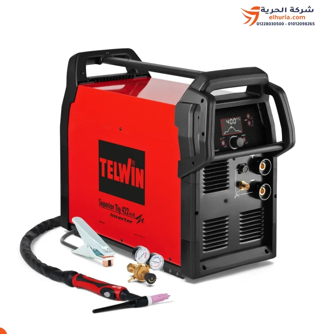 Telwin digital welding machine, 3 phase, 400 amps, model – TELWIN SupTIG 422 AC/DC HF/LIFT