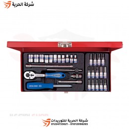 طقم لقم رباط 1/4 بوصة 31 قطعة KINGTONY تايواني